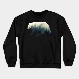 Bear in the forest Crewneck Sweatshirt